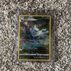 Pokemon Brilliant Stars Trainer Gallery English Vaporeon TG02/TG30 Holo Rare - Image 1