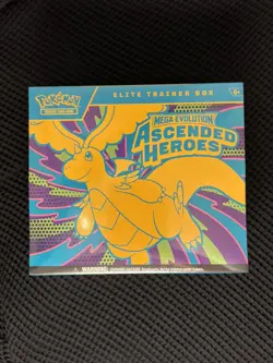 Pokemon TCG Mega Evolution Ascended Heroes Elite Trainer Box ETB New Sealed - Image 1