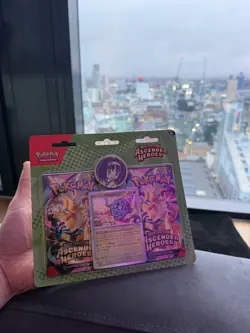 Pokemon TCG: Ascended Heroes 2 Pack Blister - Erica’s Tangela SEALED IN HAND - Image 1