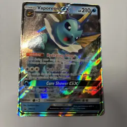 Vaporeon GX SM172 Holo Ultra Rare Black Star Promo NM Pokemon TCG - Image 1