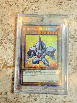 Elemental HERO Neos Yugioh BLMM-EN003 Starlight Rare NM To Mint - Image 1