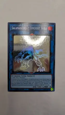 Konami Salamangreat Sunlight Wolf LD10-EN000 1st Edition Ghost Rare - Image 3