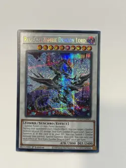 Yu-Gi-Oh! Red-Eyes Zombie Dragon Lord MP23-EN083 25th Tin Prismatic Holo 1st Ed - Image 1