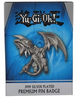 Yu-Gi-Oh! Limited Edition Silver Plated Blue Eyes White Dragon Pin Badge - Image 3