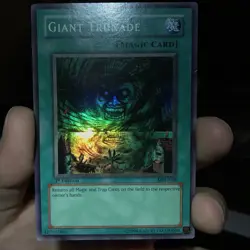 Yugioh Giant Trunade MRL-048 Super Rare 1st Ed LP - Image 1