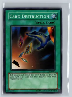 Yu-Gi-Oh Card - Card Destruction - SDY-042 - Super Rare Holo - Image 1