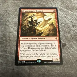Dragonmaster Outcast - Battle for Zendikar - MTG Magic the Gathering - NM - Image 1
