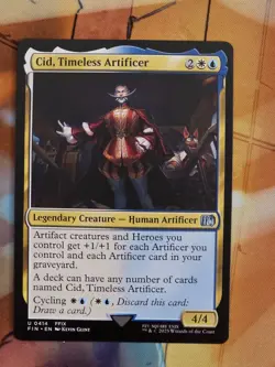 Lot of 7x Cid, Timeless Artificer - Regular - Final Fantasy - MTG - NM - Image 3