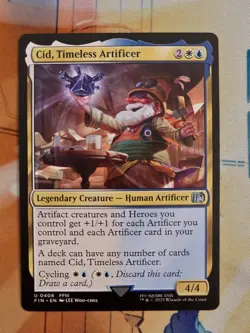 Lot of 7x Cid, Timeless Artificer - Regular - Final Fantasy - MTG - NM - Image 4