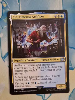 Lot of 7x Cid, Timeless Artificer - Regular - Final Fantasy - MTG - NM - Image 5