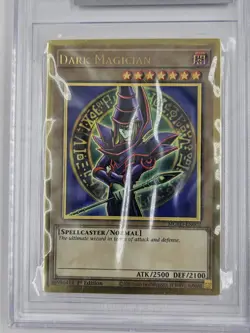 Yu-Gi-Oh! TCG Dark Magician BPT-007 Limited Secret Rare Graded Beckett 9 Mint - Image 2