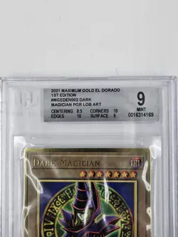 Yu-Gi-Oh! TCG Dark Magician BPT-007 Limited Secret Rare Graded Beckett 9 Mint - Image 3