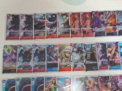 🌟One Piece Card Game TCG 74Cards SR Bulk Sales Pre-owned Lot Japanese - Image 2