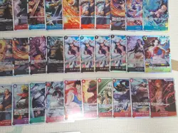 🌟One Piece Card Game TCG 74Cards SR Bulk Sales Pre-owned Lot Japanese - Image 5