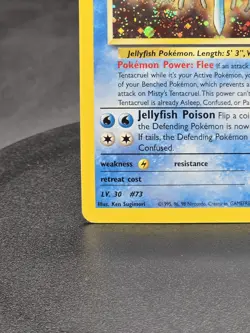 Pokemon TCG Misty's Tentacruel 10/132 (Swirl) Gyme Heroes Unlimited Holo Card - Image 4