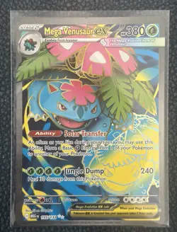 Mega Venusaur Ex Mega Evolution 155/132 Secret Rare Pokemon Card - Image 2