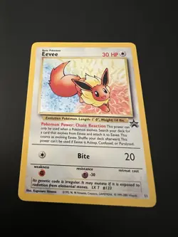 Eevee 11/53 WOTC Promo Pokemon Card Holo Rare NM - Image 1