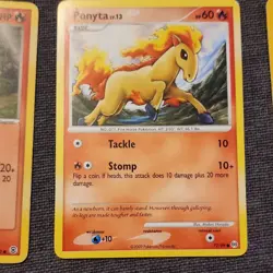 Pokemon TCG Ponyta Card Lot - 60/102, 76/112, 72/99, 94/130, 72/102, 5 Cards - Image 3