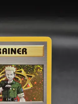 Pokemon TCG Lt. Surge 17/132 (Swirl) Trainer Gym Heroes Unlimited Holo Rare Card - Image 3