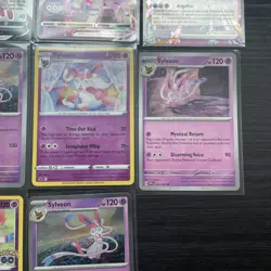 Pokemon bundle. Sylveon Bundle 8x cards. Sylveon v 183/203 sylveon vmax - Image 5