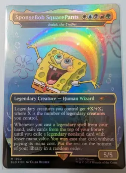 SpongeBob SquarePants - Jodah, the Unifier (Rainbow Foil) Secret Lair Drop Foil - Image 1