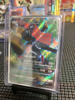 Pokemon TCG Tapu Bulu GX Full Art Card 130/147 Sun & Moon Burning Shadows - Image 1