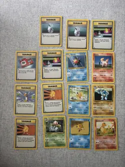 30x Pokemon Cards (Base, Jungle & Fossil) Includes Machoke, Magikarp, Ivysaur - Image 3