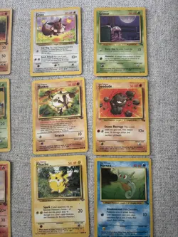 30x Pokemon Cards (Base, Jungle & Fossil) Includes Machoke, Magikarp, Ivysaur - Image 5