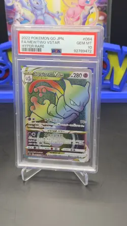 PSA 10 Pokemon Go Mewtwo VSTAR Card 084/071 Hyper Rare Japanese Edition - Image 1