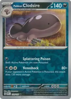 Paldean Clodsire 129/197 Reverse Holo | Obsidian Flames | Pokemon Card - Image 1
