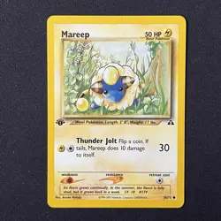 Mareep 58/75 1st Edition Neo Discovery Pokemon Card - Image 2