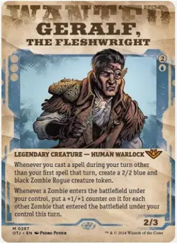 Geralf, The Fleshwright (Showcase, #287, NM) Outlaws of Thunder Junction (OTJ) - Image 1