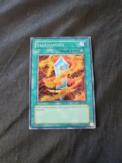 YUGIOH - SALAMANDRA - DDS-006 - DARK DUEL STORIES - PRISMATIC RARE - NEAR MINT - Image 1
