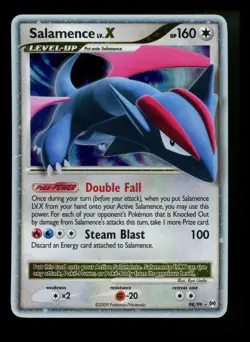 Salamence LV.X 98/99 Arceus 2009 Holo Rare Pokemon Card TCG - Image 1