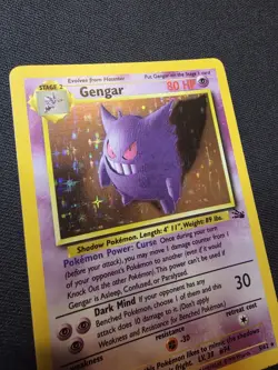 Pokemon Gengar TCG Fossil Holo Card 5/62 Unlimited Holo Rare - Image 2