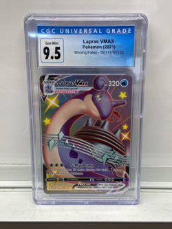 Pokemon Card TCG, [CGC 9.5] Lapras VMAX, Shining Fates SV111/122 - Image 1