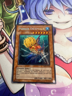 CRANIUM FISH FRENCH SECRET RARE TAEV-EN083 FR083 MODERATE PLAY YUGIOH - Image 1