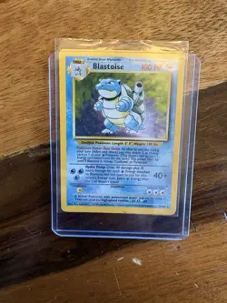 Original Pokemon Blastoise Card - Holo Base Set - Rare - USA Release - 2/102 - Image 3