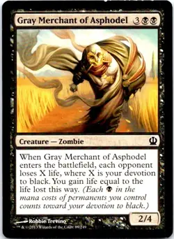 Gray Merchant of Asphodel C Theros 89 HP HP-HP - Image 1