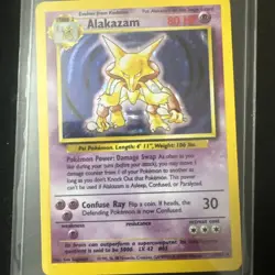 Pokemon TCG Alakazam Base Set 1/102 Holo 1999-2000 Wizards Base Set Copyright... - Image 1