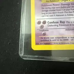 Pokemon TCG Alakazam Base Set 1/102 Holo 1999-2000 Wizards Base Set Copyright... - Image 3