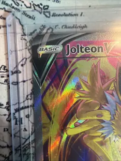 Jolteon v SWSH183 Pokemon TCG Sword & Shield Holo Black Star Promo Card - Image 2