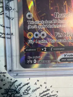 Jolteon v SWSH183 Pokemon TCG Sword & Shield Holo Black Star Promo Card - Image 3