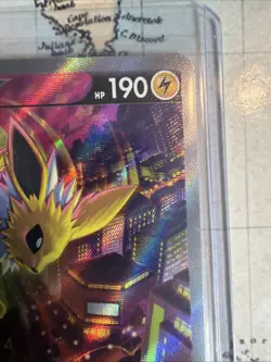 Jolteon v SWSH183 Pokemon TCG Sword & Shield Holo Black Star Promo Card - Image 5