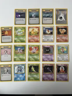 19x Pokemon TCG Base Set 1999 Wizards Lot of 19 Cards as shown in Actual Photos - Image 1