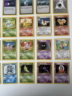 19x Pokemon TCG Base Set 1999 Wizards Lot of 19 Cards as shown in Actual Photos - Image 2
