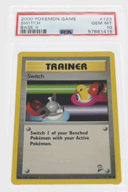 PSA 10 GEM MINT 2000 Pokemon Game Base II #123 Switch !!! - Image 1