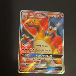 Pokemon Charizard GX Ultra Rare Full Art Holo Sm-Burning Shadows 20/147 HP 250 - Image 1