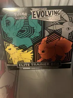 Pokemon TCG Evolving Skies Elite Trainer Box Sealed ETB - Image 1