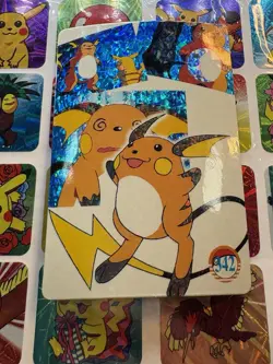 Pokemon Charizard Vintage Pocket Monsters Vending HOLO Prism Sticker 99 Nintendo - Image 3